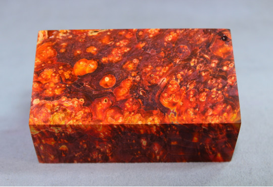 Stabilized Maple Burl Wood Mod Block